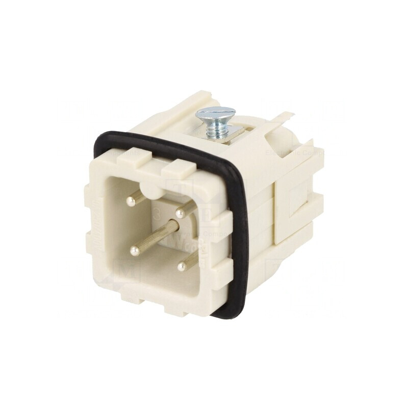 Conector HDC Inserturi Contact Tată 4 3 PE 10A | Electronic-mag.ro | Componente Electronice