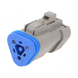 Conector PX0 Gri IP68 20-150°C