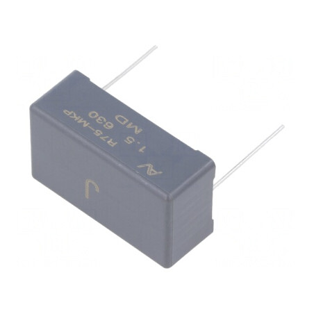 Condensator cu Polipropilenă 1,5uF THT ±5% R75 | Electronic-mag.ro | Componente Electronice