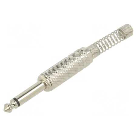 Mufă Jack 6.3mm Mono Dreptă pentru Cablu | Electronic-mag.ro | Componente Electronice