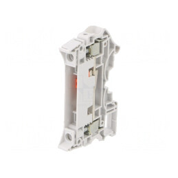 Conector șine 0,5-10mm² 2 borne gri 8mm | Electronic-mag.ro | Componente Electronice