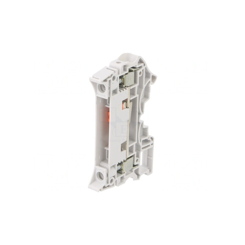 Conector șine 0,5-10mm² 2 borne gri 8mm | Electronic-mag.ro | Componente Electronice