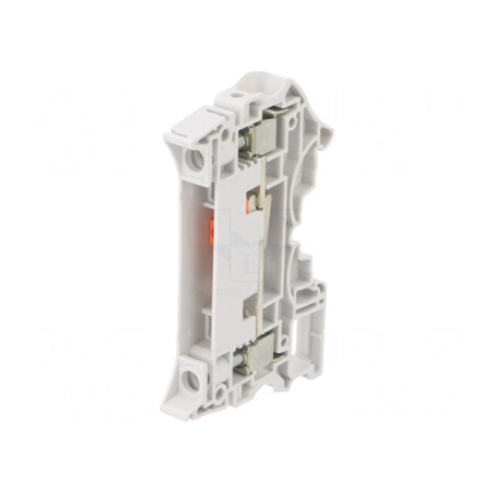 Conector șine 0,5-10mm² 2 borne gri 8mm | Electronic-mag.ro | Componente Electronice