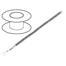 Cablu ecranat 20AWG PVC crom 152m | Electronic-mag.ro | Componente Electronice