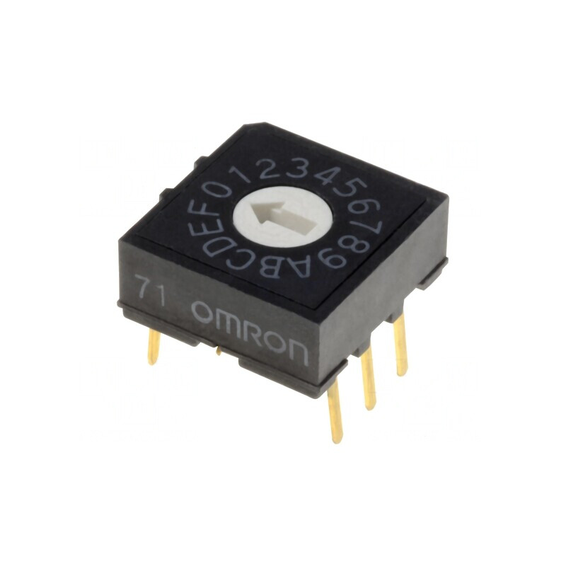 Întrerupător codificare HEX/BCD 16 Poz THT 100MΩ | Electronic-mag.ro | Componente Electronice