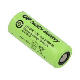 Baterie reîncărcabilă Ni-MH 1,2V 2100mAh | Electronic-mag.ro | Componente Electronice
