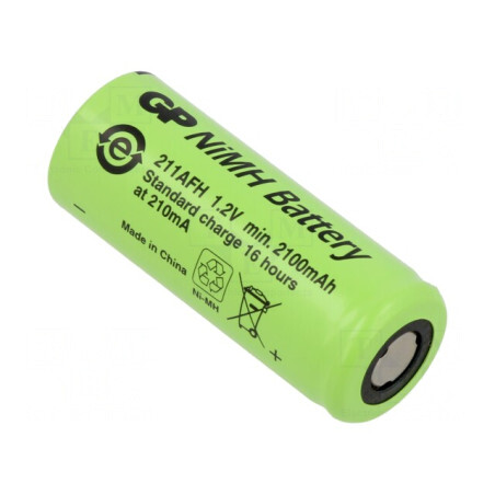 Baterie reîncărcabilă Ni-MH 1,2V 2100mAh | Electronic-mag.ro | Componente Electronice