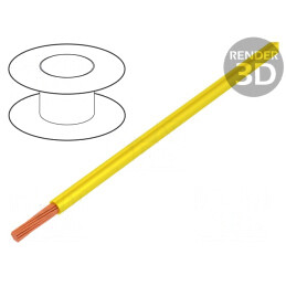 Cablu FlexiVolt 2,5mm2 PVC Galben | Electronic-mag.ro | Componente Electronice