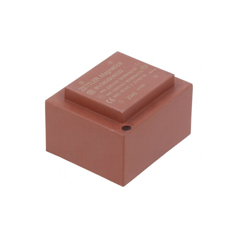Transformator încapsulat 3.2VA 230V 6V PCB | Electronic-mag.ro | Componente Electronice