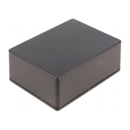 Carcasă universală ABS neagră 82x110x43mm | Electronic-mag.ro | Componente Electronice