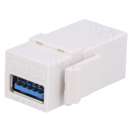 Adaptor USB 3.0 Keystone cu 2 Porturi USB A | Electronic-mag.ro | Componente Electronice