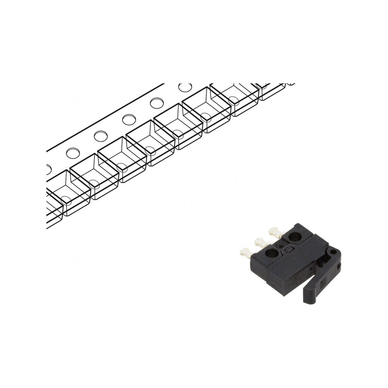 Comutator cu Senzor SMT 2 SPDT 0,3A 30VDC