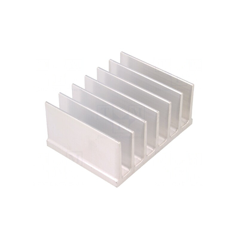 Radiator aluminiu cu aripioare 60mm x 78mm x 35mm | Electronic-mag.ro | Componente Electronice