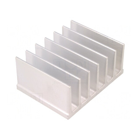 Radiator aluminiu cu aripioare 60mm x 78mm x 35mm | Electronic-mag.ro | Componente Electronice