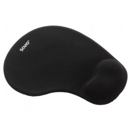 Mouse Pad din Gel Negru | Electronic-mag.ro | Componente Electronice