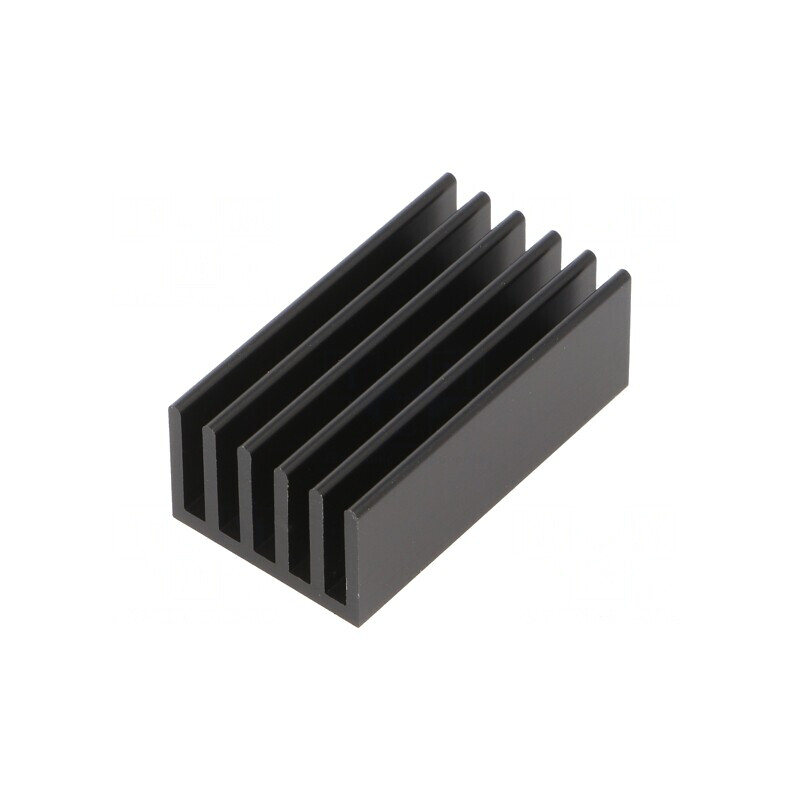 Radiator Negru Extrudat cu Aripioare 37.5mm x 21mm x 14mm | Electronic-mag.ro | Componente Electronice Radiator Negru Extrudat cu Aripioare 37.5mm x 21mm x 14mm | Electronic-mag.ro | Componente Electronice
