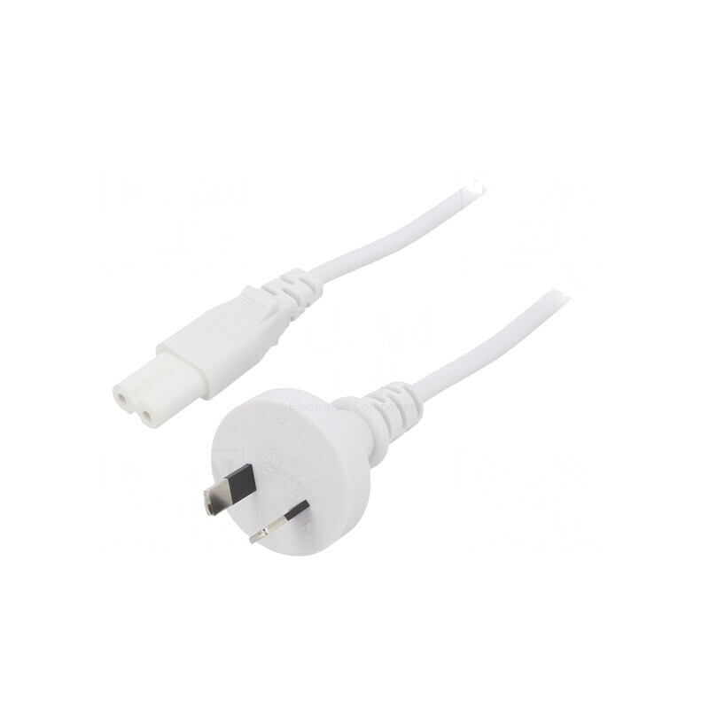 Cablu Alimentare 2x0,75mm2 3m Alb | Electronic-mag.ro | Componente Electronice Cablu Alimentare 2x0,75mm2 3m Alb | Electronic-mag.ro | Componente Electronice