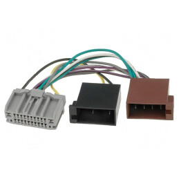 Conector; radio,ISO; Chrysler,Dodge,Jeep; PIN: 22