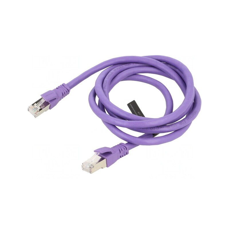 Patch Cord S/FTP Cat6a PVC Violet 1,5m | Electronic-mag.ro | Componente Electronice Patch Cord S/FTP Cat6a PVC Violet 1,5m | Electronic-mag.ro | Componente Electronice