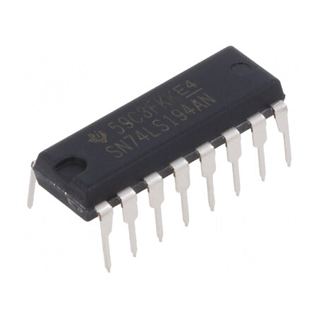 Digital 4-Bit Bidirectional Shift Register TTL THT | Electronic-mag.ro | Componente Electronice