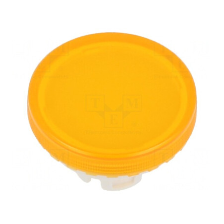 Lentilă Buton 22mm Transparentă Galbenă Plastic | Electronic-mag.ro | Componente Electronice