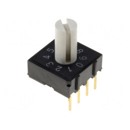 Întrerupător DEC/BCD THT 10 Poz 100MΩ | Electronic-mag.ro | Componente Electronice