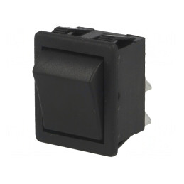 Comutator Rocker DPST ON-OFF 16A 250VAC Negru | Electronic-mag.ro | Componente Electronice