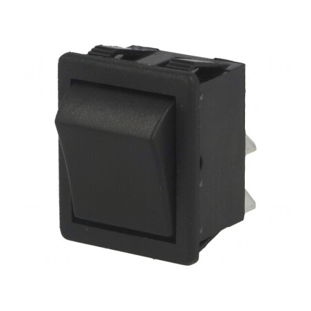 Comutator Rocker DPST ON-OFF 16A 250VAC Negru | Electronic-mag.ro | Componente Electronice