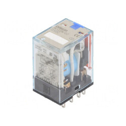Releu electromagnetic DPDT 12VDC 10A | Electronic-mag.ro | Componente Electronice