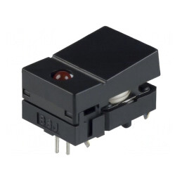 Comutator Tastatură Neagră cu LED 24V 0.05A SPST-NO | Electronic-mag.ro | Componente Electronice