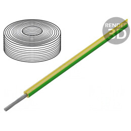 Cablu Silicon Cu Galben-Verde 1x2,5mm2