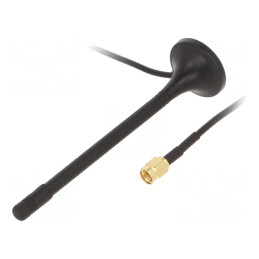 Antenă WiFi 2dBi Verticală Magnetică 2400-2483.5MHz | Electronic-mag.ro | Componente Electronice