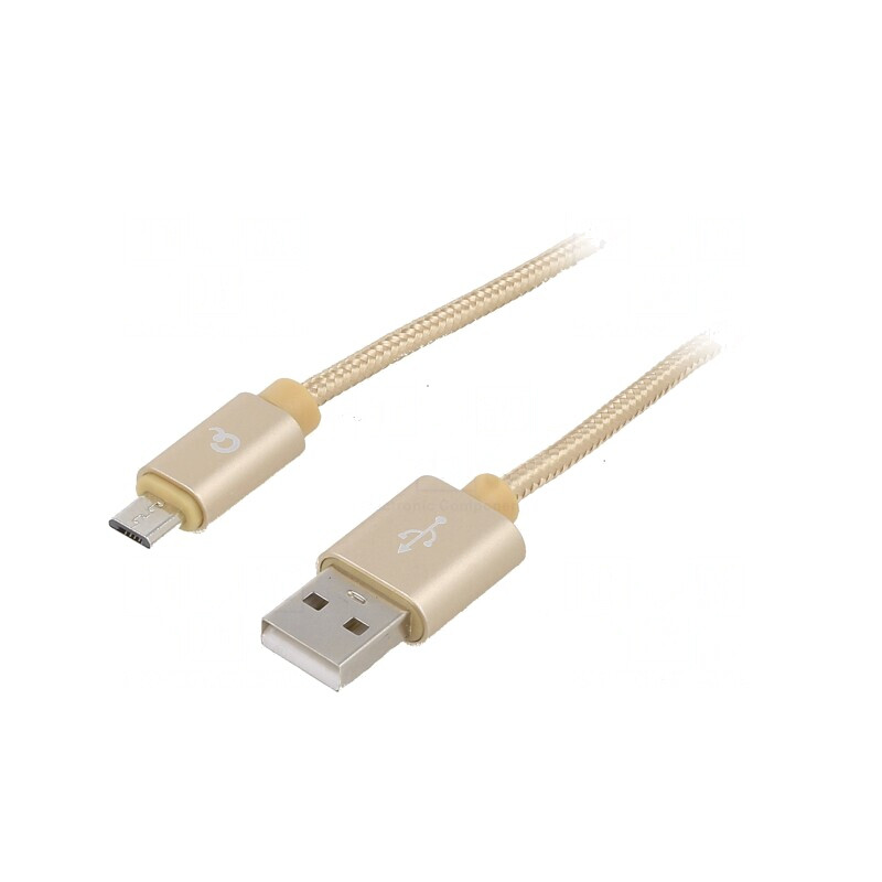 Cablu USB 2.0 A la Micro B Aurit 1,8m | Electronic-mag.ro | Componente Electronice