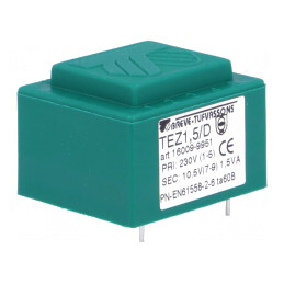 Transformator încapsulat 1,5VA 230V 10,5V PCB | Electronic-mag.ro | Componente Electronice