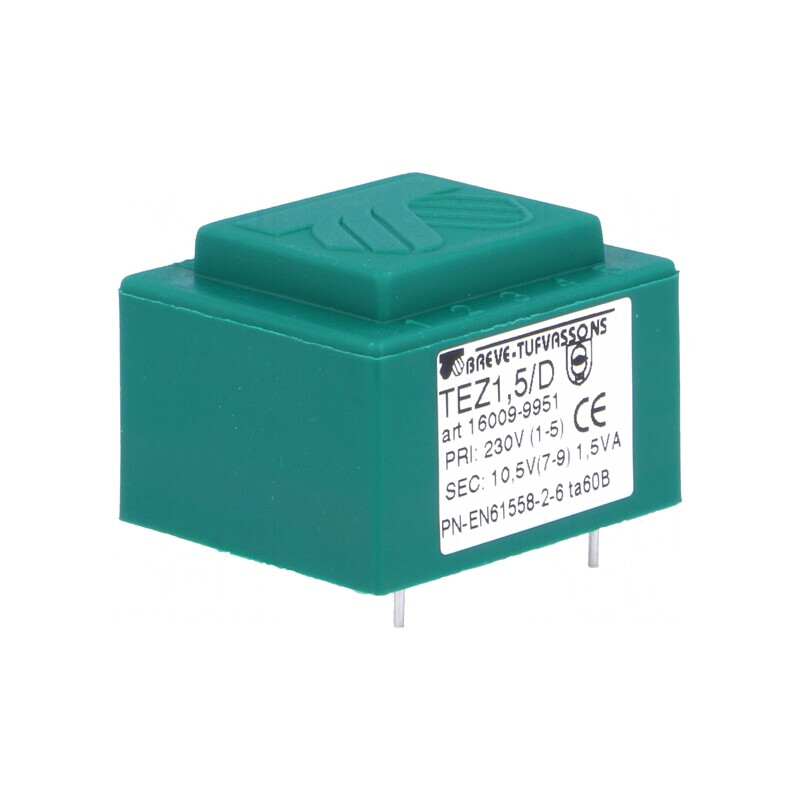 Transformator încapsulat 1,5VA 230V 10,5V PCB | Electronic-mag.ro | Componente Electronice