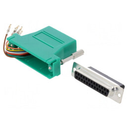 Adaptor D-Sub 25pin Mamă la RJ45 Soclu Gri | Electronic-mag.ro | Componente Electronice