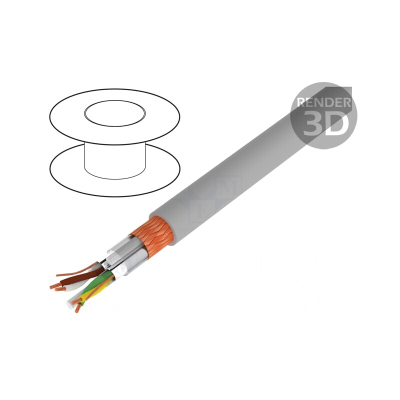 Cablu PVC gri 250V 2x2x0,22mm2 cu autostingere | Electronic-mag.ro | Componente Electronice Cablu PVC gri 250V 2x2x0,22mm2 cu autostingere | Electronic-mag.ro | Componente Electronice