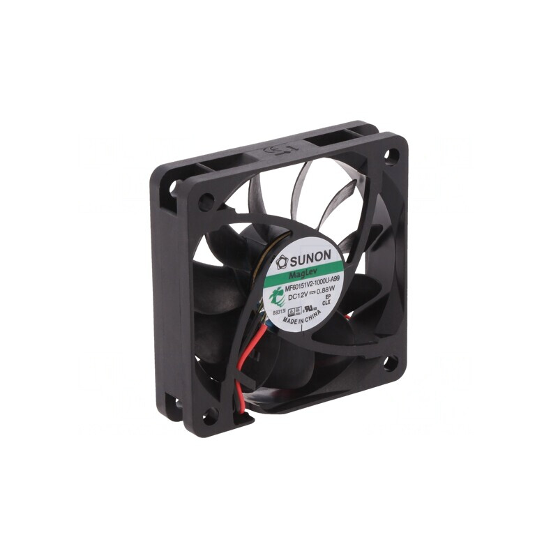 Ventilator DC Axial 12V 60x60x15mm | Electronic-mag.ro | Componente Electronice