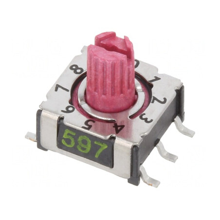 Întrerupător codificare DEC/BCD 10 Poz SMD | Electronic-mag.ro | Componente Electronice