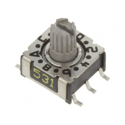 Întrerupător Codificare HEX/BCD 16 Poz SMD 80mΩ | Electronic-mag.ro | Componente Electronice