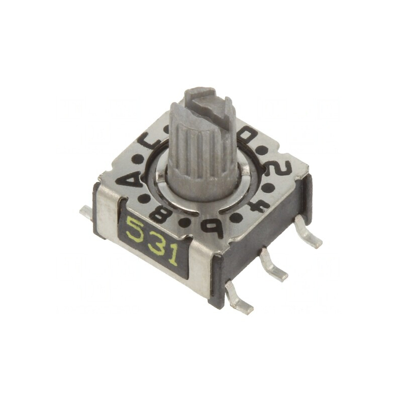 Întrerupător Codificare HEX/BCD 16 Poz SMD 80mΩ | Electronic-mag.ro | Componente Electronice