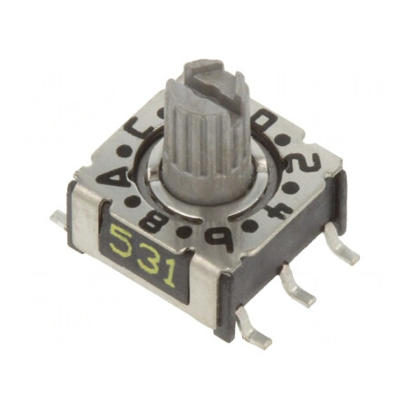 Întrerupător Codificare HEX/BCD 16 Poz SMD 80mΩ | Electronic-mag.ro | Componente Electronice