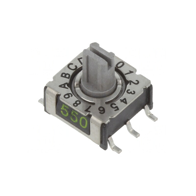 Întrerupător Codificare HEX/BCD 16 Poz SMD 80mΩ | Electronic-mag.ro | Componente Electronice