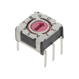 Întrerupător codificare DEC/BCD 10 poziții THT 80mΩ | Electronic-mag.ro | Componente Electronice
