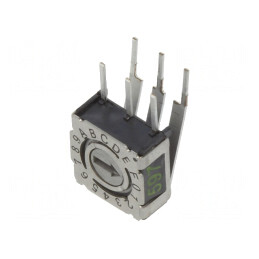 Întrerupător codificare HEX/BCD 16 poziții THT 80mΩ | Electronic-mag.ro | Componente Electronice