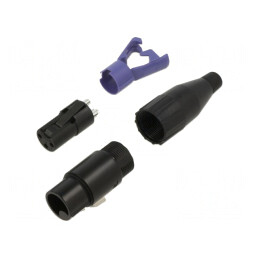 Metal Plug Straight Cord 3 Sockets | Electronic-mag.ro | Componente Electronice