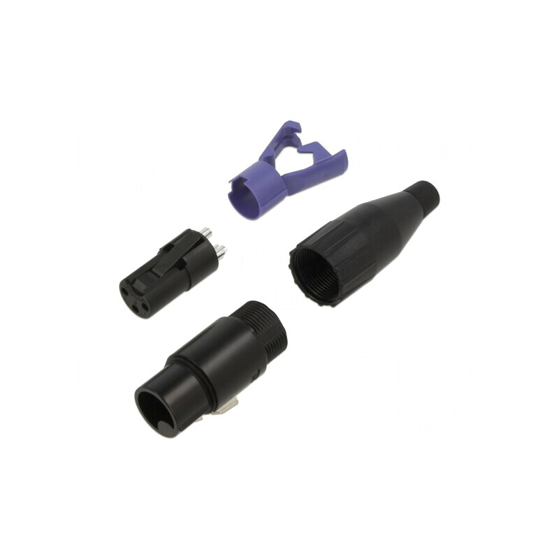 Metal Plug Straight Cord 3 Sockets | Electronic-mag.ro | Componente Electronice