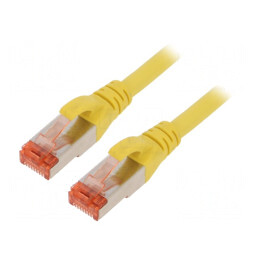 Patch Cord S/FTP Cat6 Cu LSZH Galben 2m | Electronic-mag.ro | Componente Electronice