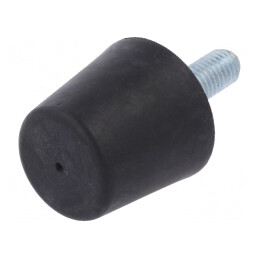Picioruș Vibro-Absorbant 38mm Duritate 55 Shore 1117N | Electronic-mag.ro | Componente Electronice