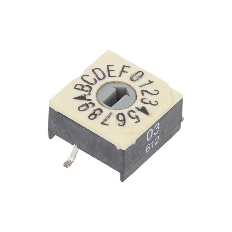 Întrerupător Codificare HEX/BCD 16 Poz SMD 100MΩ | Electronic-mag.ro | Componente Electronice